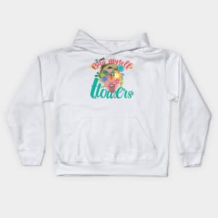 Flowers Miley Cyrus Kids Hoodie